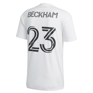 adidas Men's 2020 Inter Miami CF David Beckham Home Soccer Jersey (White/Pink) | Soccer Wearhouse