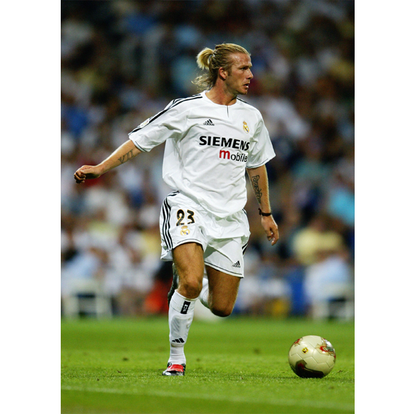 Real Madrid David Beckham Poster | Soccer Wearhouse