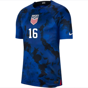 Nike United States George Bello Authentic Match Away Jersey 22/23 (Bright Blue/White)