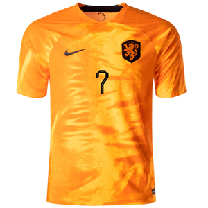 Nike Holanda Steven Bergwijn Match Authentic Home Jersey 22/23 (Naranja láser/Negro)