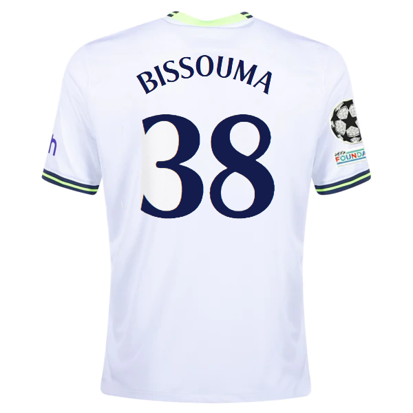 Yves Bissouma Youth Nike White Tottenham Hotspur Home 2023/24 Custom Replica Jersey Size: Medium