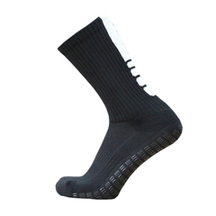 Grip Anti-Slip Striped Sock (Black/White)