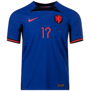 Nike Netherlands Daley Blind Match Authentic Away Jersey 22/23 (Deep Royal/Habanero Red)