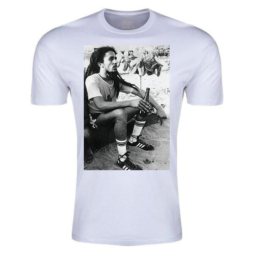 Camiseta Bob Marley Beer Hero - S / Blanco