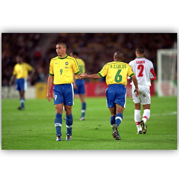 Brazil - Ronaldo and Roberto Carlos Poster | SoccerWearhouse