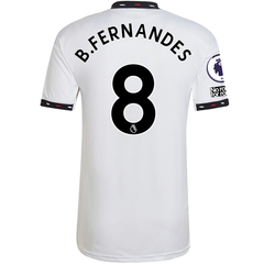 Men's adidas Bruno Fernandes White Manchester United 2022/23 Away