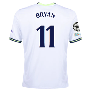 Nike Tottenham Bryan Gil Home Jersey w/ Champions League Patches 22/23 (White)