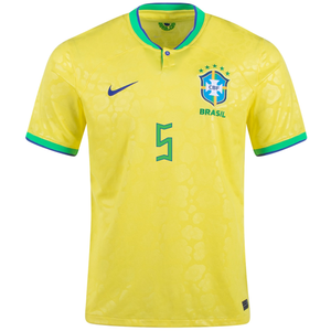 Nike Brazil Casemiro Home Jersey 22/23 (Dynamic Yellow/Paramount Blue)