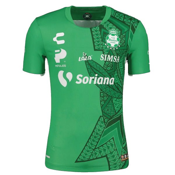 Charly Santos Laguna Third Soccer Jersey 22/23 (Green) | SoccerWearhouse