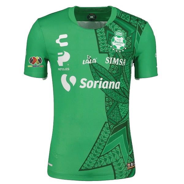Charly Santos Laguna Third Soccer Jersey 22/23 w/ LIGA MX Patches (Green) | SoccerWearhouse