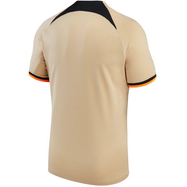 Nike Chelsea Third Jersey w/ Champions League + Club World Cup Patches 22/23 (Sesame/Black)