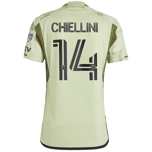 adidas LAFC Authentic Chiellini Away Jersey w/ MLS + Apple TV Patch 23/24 (Green)