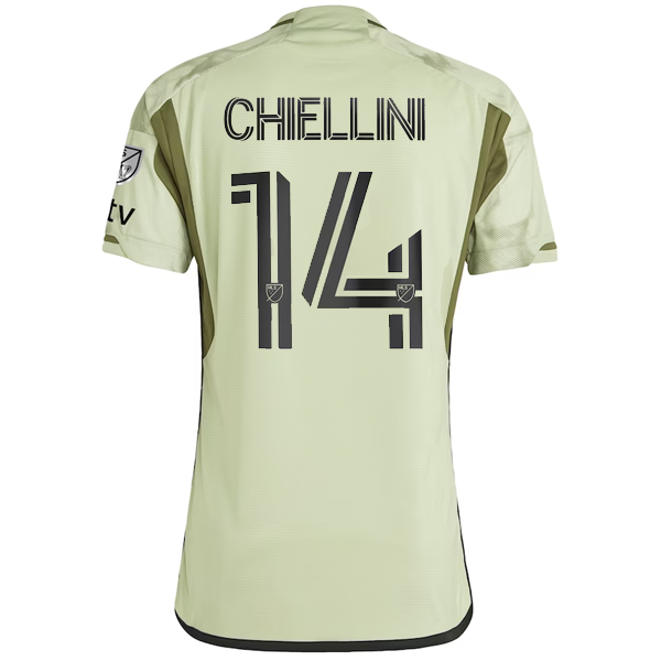 Adidas LAFC Authentic Chiellini Away Jersey w/ MLS + Apple TV Patch 23/24 (Green) Size L