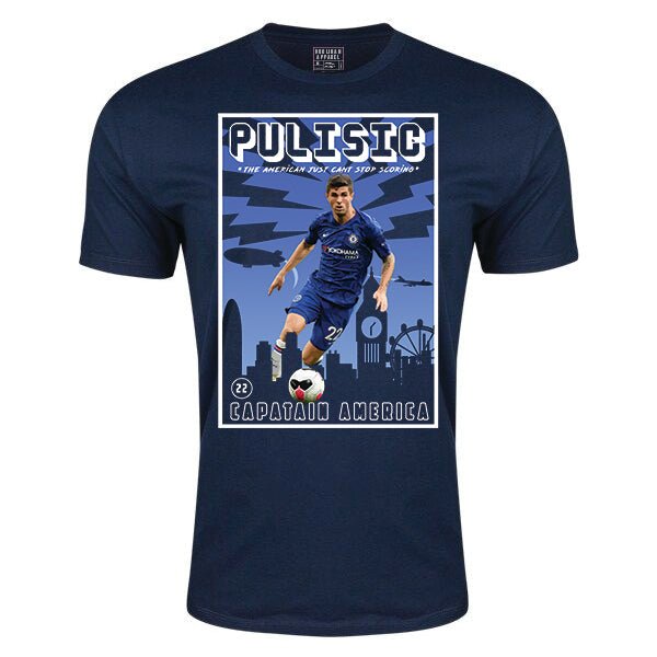 Christian Pulisic "Captain America" Chelsea T-Shirt | SoccerWearhouse