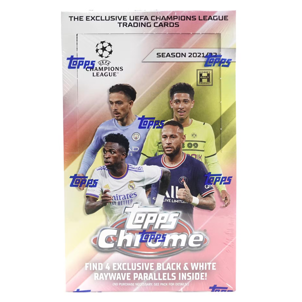 Topps Chrome Champions League Trading Card Box (16 Packs) - Soccer