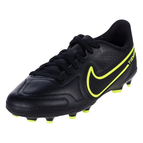 Nike CLub FG/MG Soccer Cleats (Black/Volt) - Soccer Wearhouse