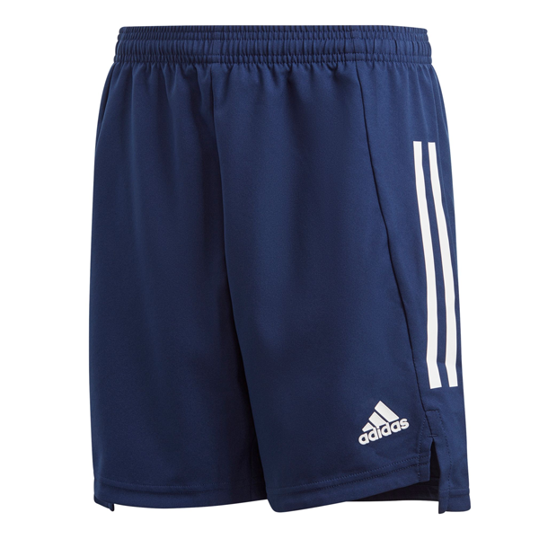 Pantalón corto adidas Condivo 21 para niños (azul marino/blanco)