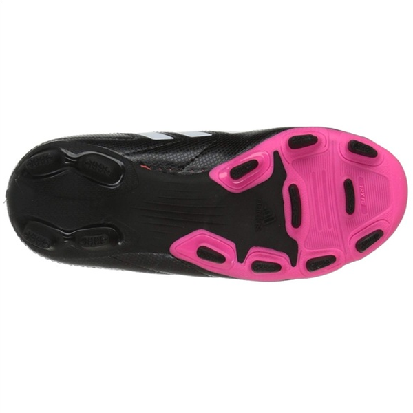 adidas Jr. Conquisto FG Soccer Cleats (Black/Pink)