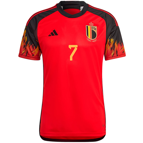2022 adidas Kevin De Bruyne Belgium Away Jersey - SoccerPro