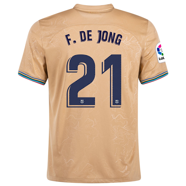 Nike Barcelona Frenkie De Jong Away Jersey w La Liga Patch 22 23