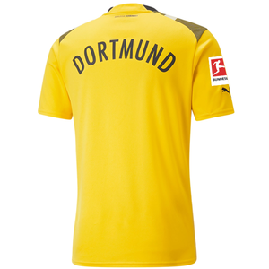 Puma Borussia Dortmund Cup Jersey w/ Bundesliga Patch 22/23 (Cyber Yellow/Black)