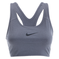 Sujetador deportivo Nike Pro Classic Swoosh para mujer (gris jaspeado)