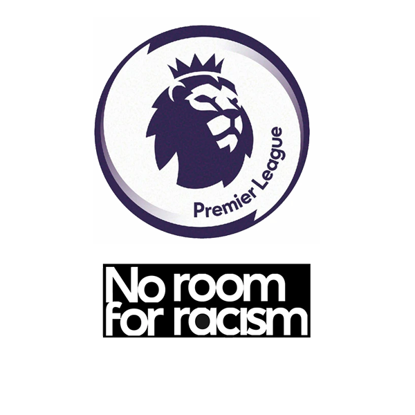 Conjunto de parches de la Premier League inglesa + Sin espacio para el racismo