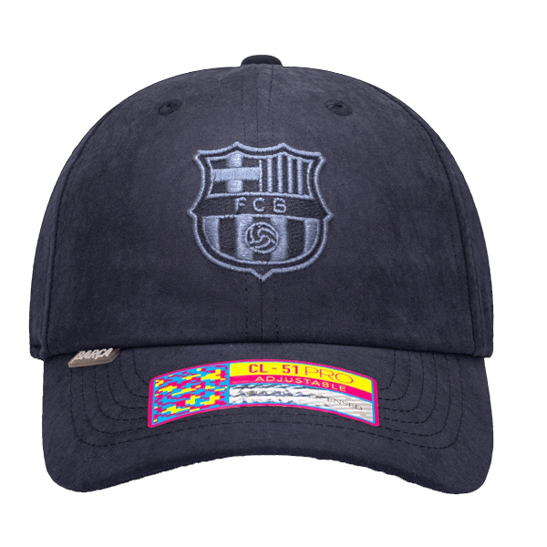 Fan Ink Barcelona Ultra Light Classic Hat (Navy) | SoccerWearhouse