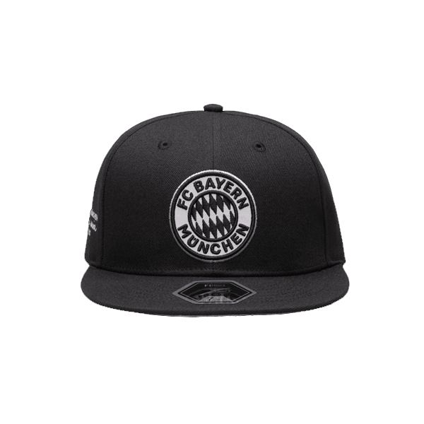Fan Ink Bayern Munich Braveheart Adjustable Hat (Black) | SoccerWearhouse