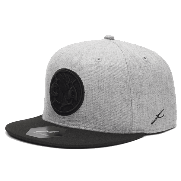 Fan Ink Club America Breaker Dusk Snapback Hat (Grey/Black) | SoccerWearhouse