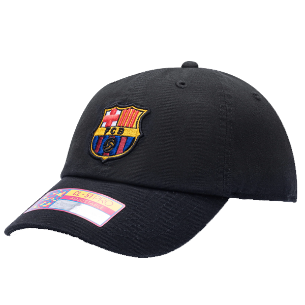 Fan Ink Barcelona Classic Hat (Black) - Soccer Wearhouse