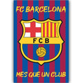 FC Barcelona Crest "Mes Que Un Club" Poster