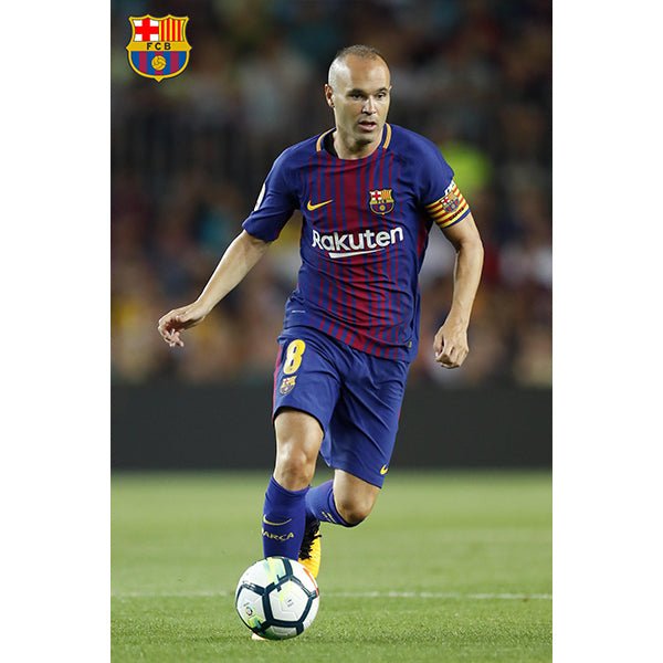FC Barcelona Iniesta Poster | SoccerWearhouse