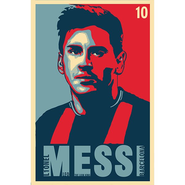 FC Barcelona Messi Poster | SoccerWearhouse
