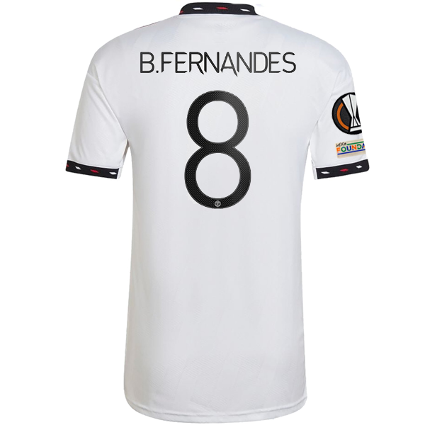 Adidas Manchester United Away Shirt 2021-22 with B.Fernandes 18 Printing