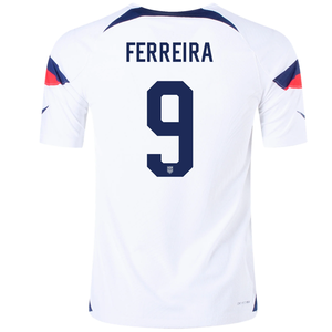 Nike United States Authentic Match Jesus Ferreira Home Jersey 22/23 (White/Loyal Blue)