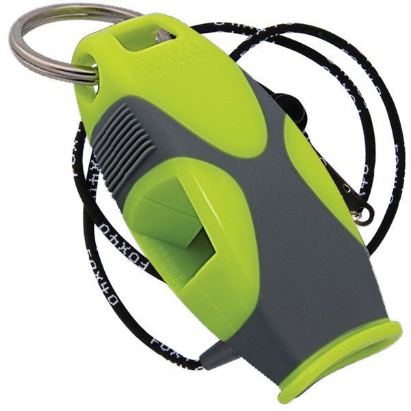 Fox 40 Sharx Referee Whistle w/ lanyard (Black/Red/Green/Yellow) | SoccerWearhouse