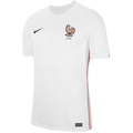 Nike - Camiseta de visitante de Francia para hombre - UEFA Euro 2022 para mujer (blanco/azul ennegrecido)