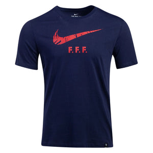 Nike France Ground T-Shirt 2020 (Navy) | Soccer Wearhouse