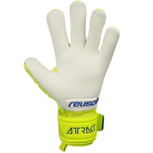 Reusch Attrakt Freegel Gold Finger Support Goalkeeper Gloves (Safety Yellow)