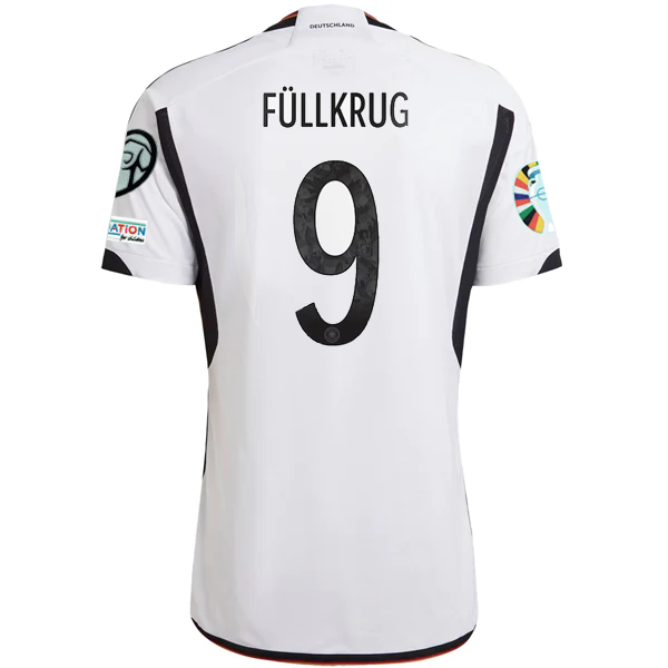 adidas Germany Fullkurg Home Jersey w Euro Qualifying Patches 22 23 Soccer Wearhouse