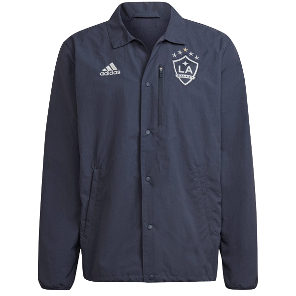 Adidas LA Galaxy Soccer Anthem Jacket In Navy Soccer Wearhouse
