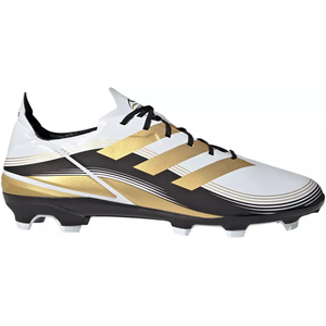 adidas Gamemode FG Soccer Cleats (Cloud White/Gold Metallic)
