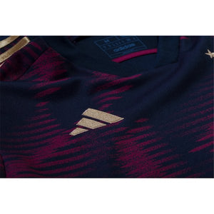 adidas Germany Leon Goretzka Away Long Sleeve Jersey 22/23 (Black/Burgundy)