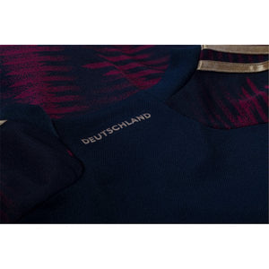adidas Germany Joshua Kimmich Away Long Sleeve Jersey 22/23 (Black/Burgundy)