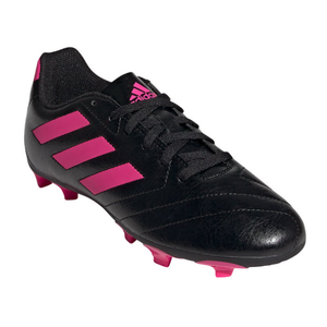 adidas Jr. Goletto FG Soccer Cleats (Black/Shock Pink)