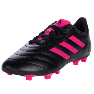 adidas Jr. Goletto VIII FG Soccer Cleats (Black/Team Shock Pink)