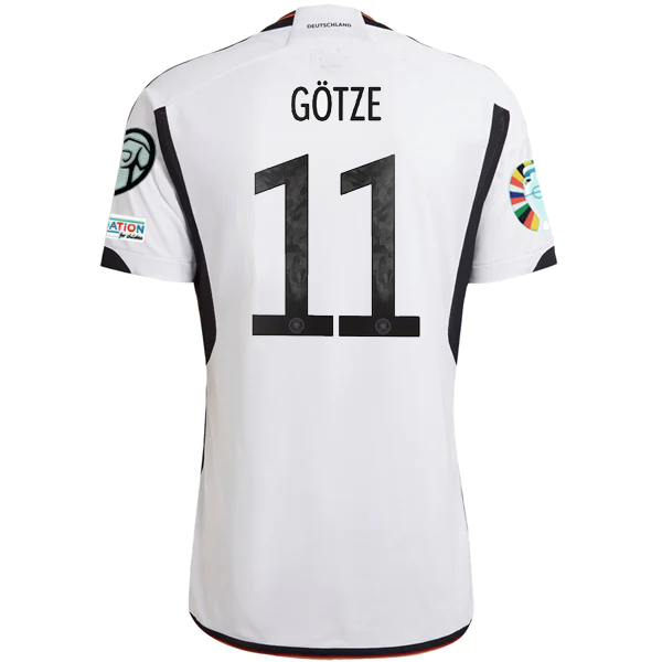 Adidas Germany Home Authentic Jersey 23 White/Black / M