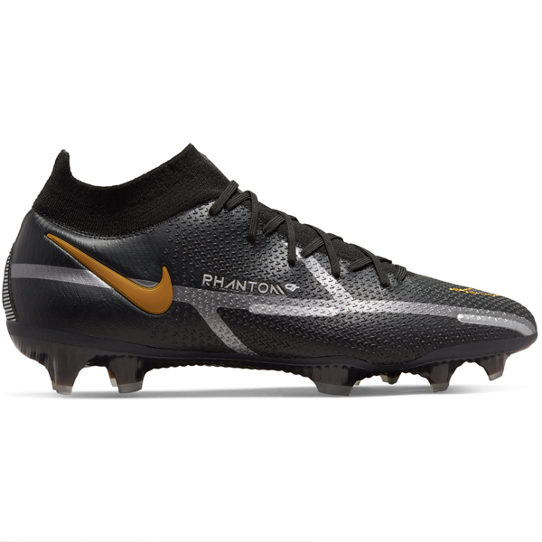 Nike Phantom GT2 Elite DF FG (Black/Metallic Gold)