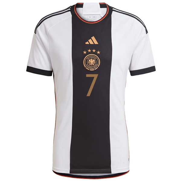 adidas Germany Kai Havertz Home Jersey 22 23 White Black